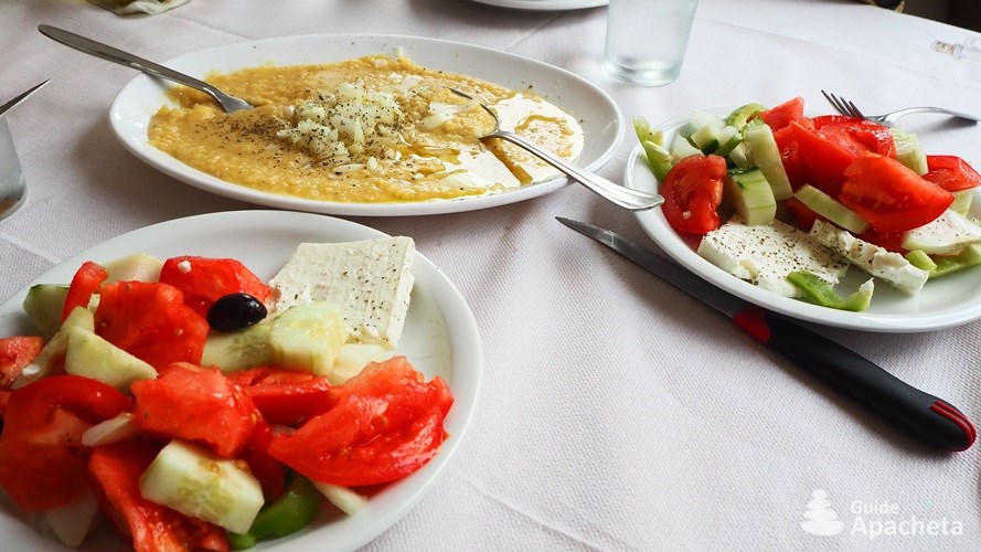 Plat typique, la salade grecque